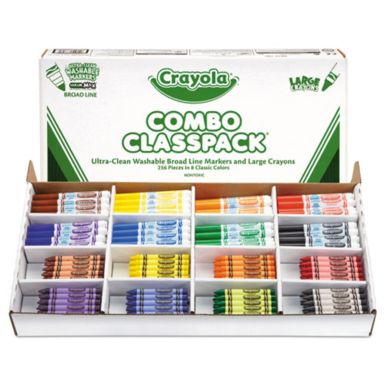 WASHABLE COLORING MARKERS 8 COLORS