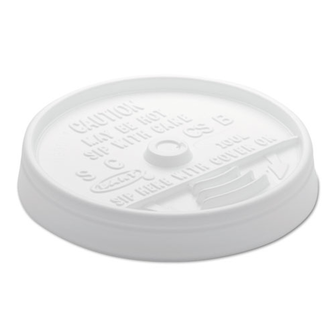 Dart DCC16UL Sip Thru Cup Lid, White