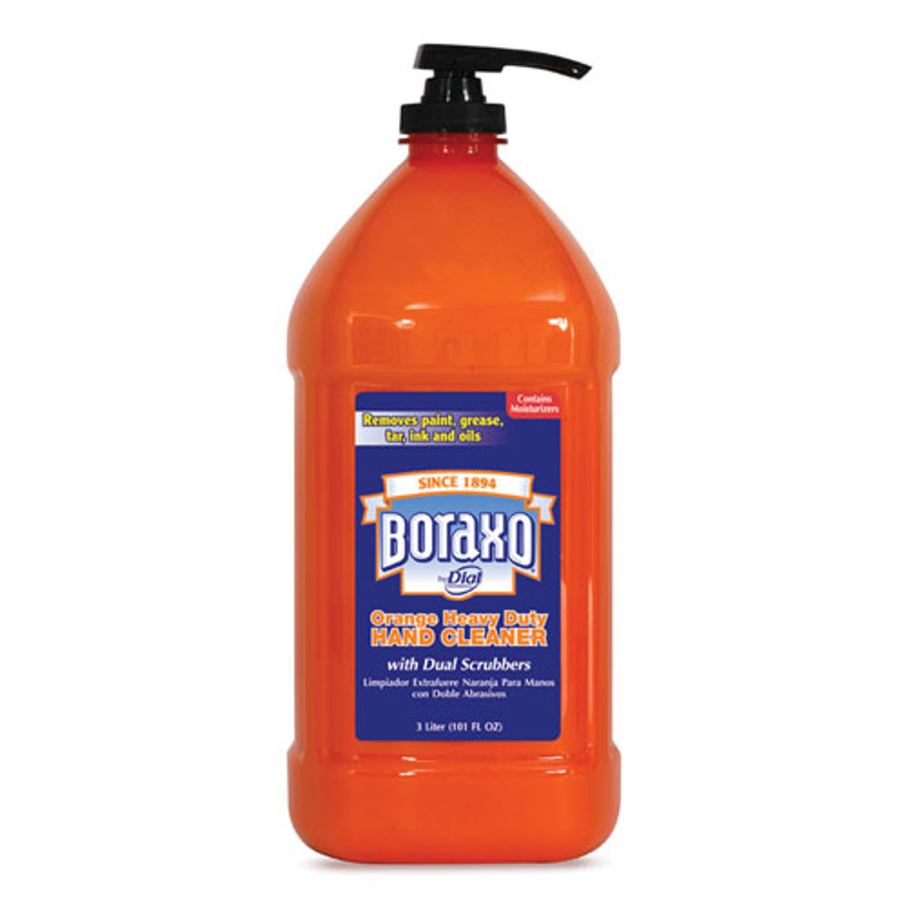 Boraxo Orange Heavy Duty Hand Cleaner, 3 L Pump Bottle, 4/Carton