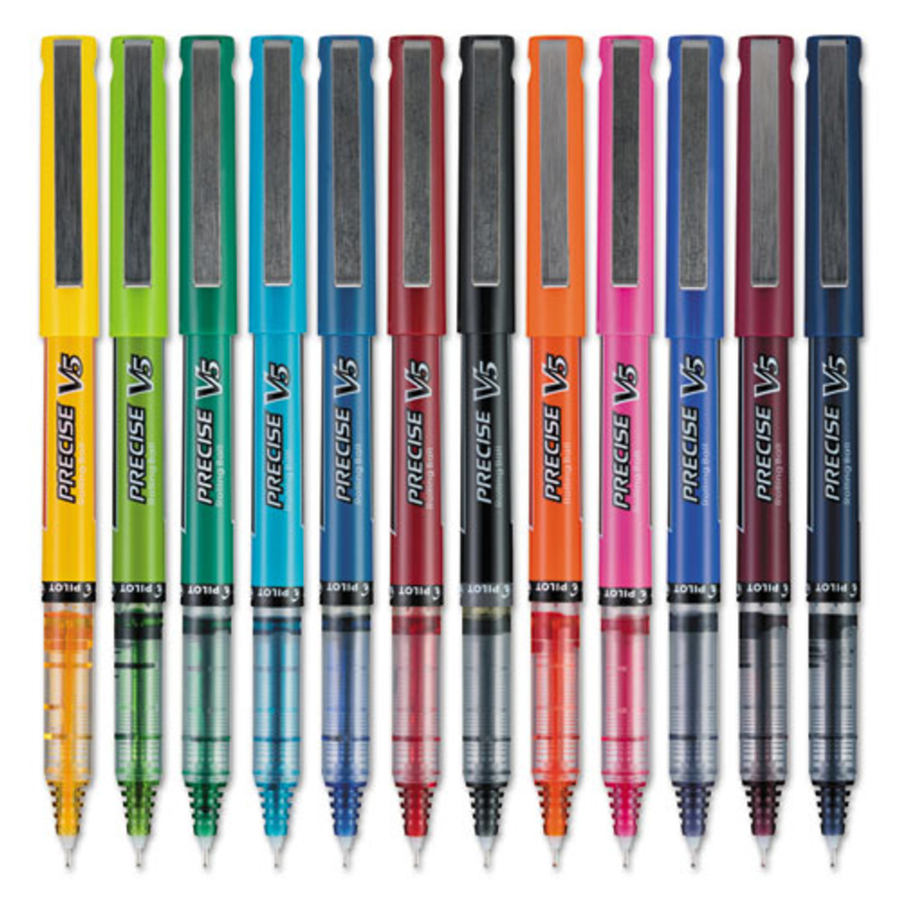 Pilot V Ball Liquid Ink Rollerball Pen 05 Fine 07 Medium All Colours  Available