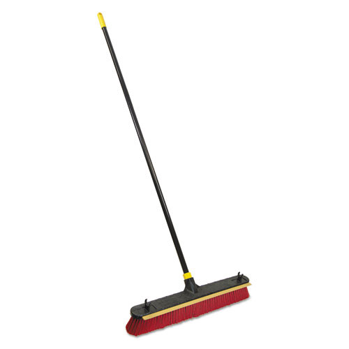 Quickie, Bulldozer 2In1 Squeegee Pushbroom, 24 X 54, Pet Bristles