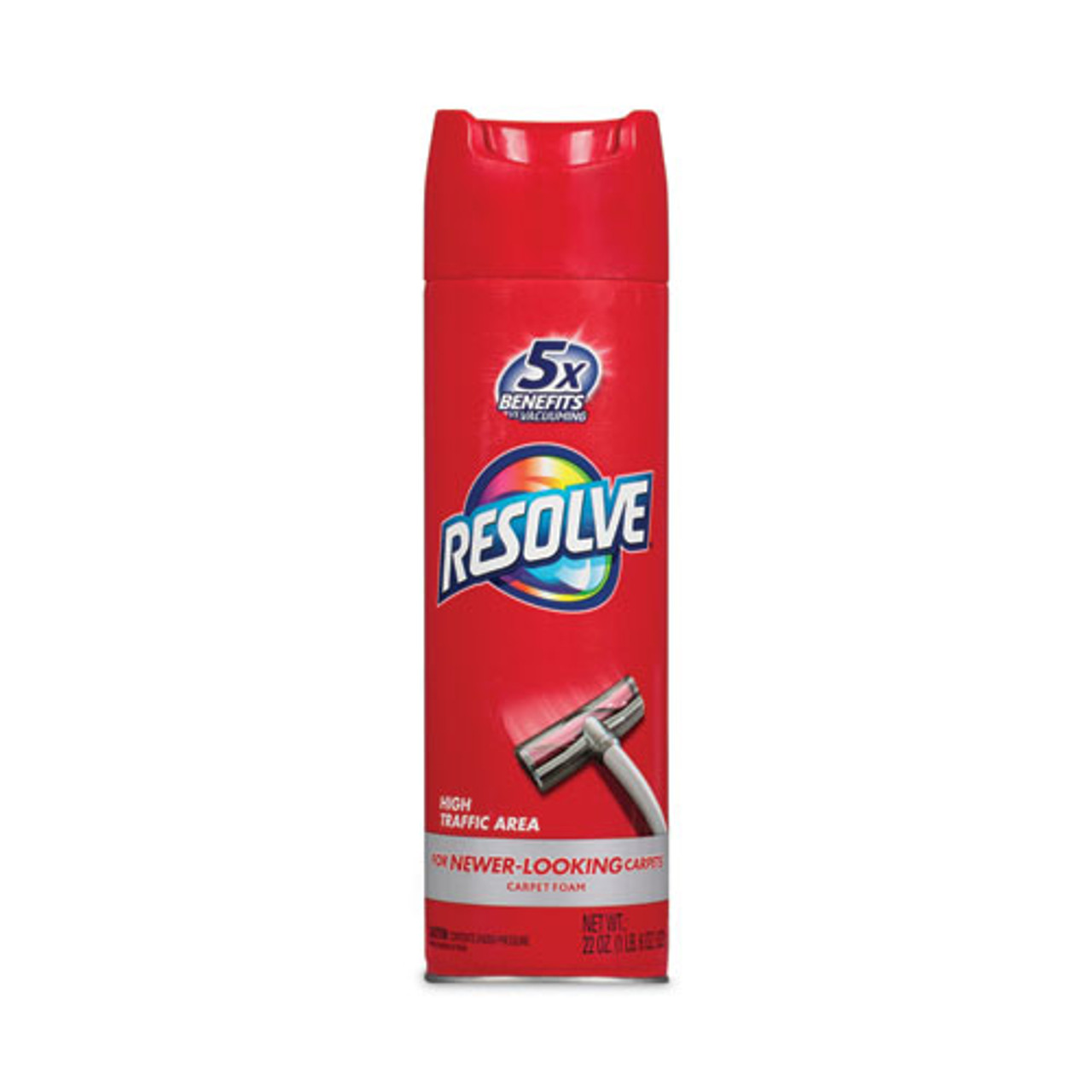 RESOLVE, Foam Carpet Cleaner, Foam, 22 Oz Aerosol Spray, 12