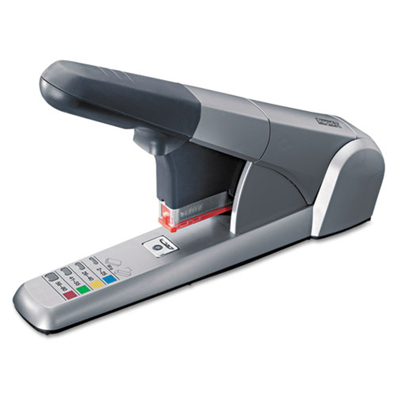 Auto 180 Xtreme Duty Automatic Stapler, 180-Sheet Capacity, Silver/Black