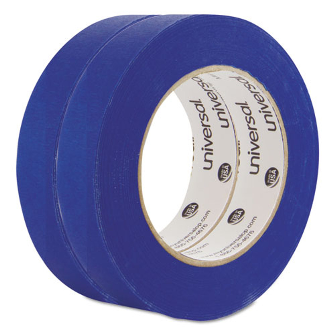 Universal Premium Blue Masking Tape, 24mm x 54.8m, Blue, 2-Pack