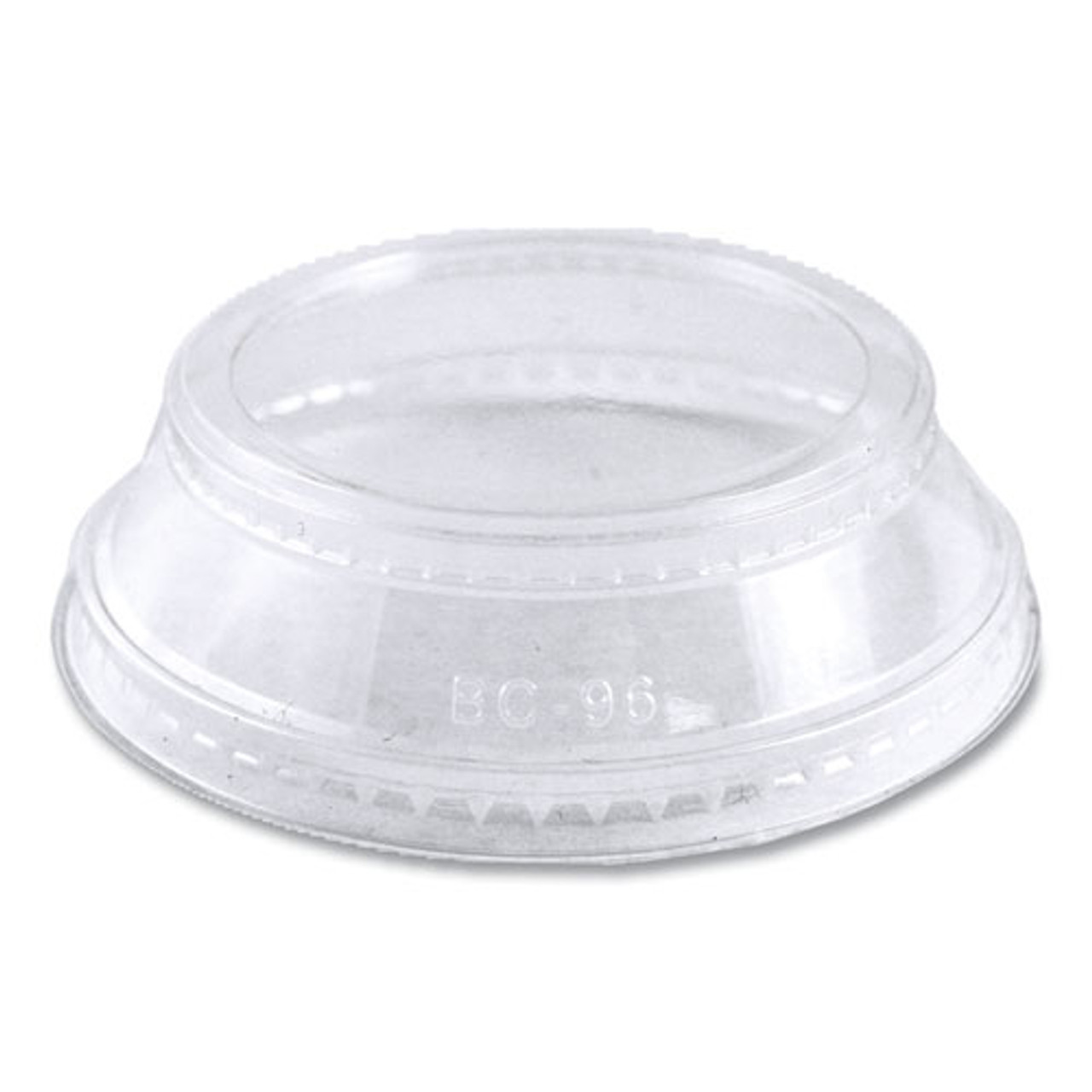 World Centric PLA Clear Cold Cup Lids, Fits 9 oz to 24 oz Cups, Clear, 1,000/Carton