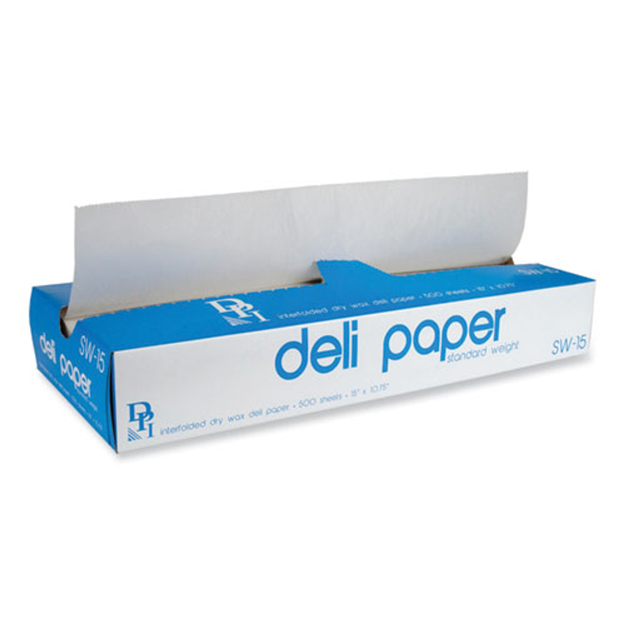 Durable Packaging Interfolded Deli Sheets, 10.75 x 12, Standard Weight, 500  Sheets/Box, 12 Boxes/Carton (SW12)
