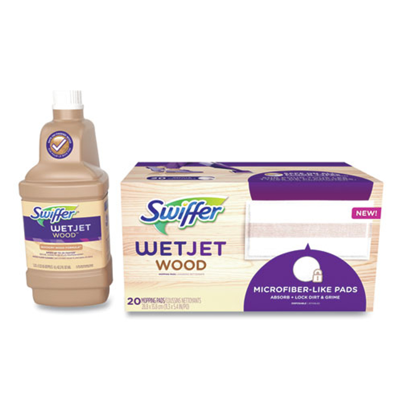 Swiffer Wetjet System Cleaning-Solution Refill, Blossom Breeze Scent,  4/Carton - PGC77133