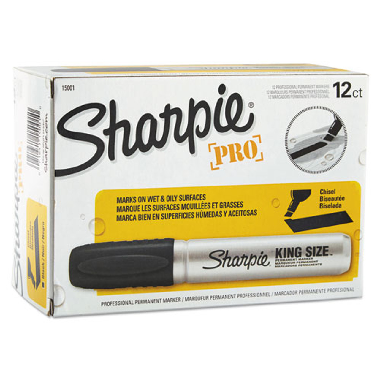 Sharpie Large Black Chisel Tip Permanent Marker - Shop Markers at