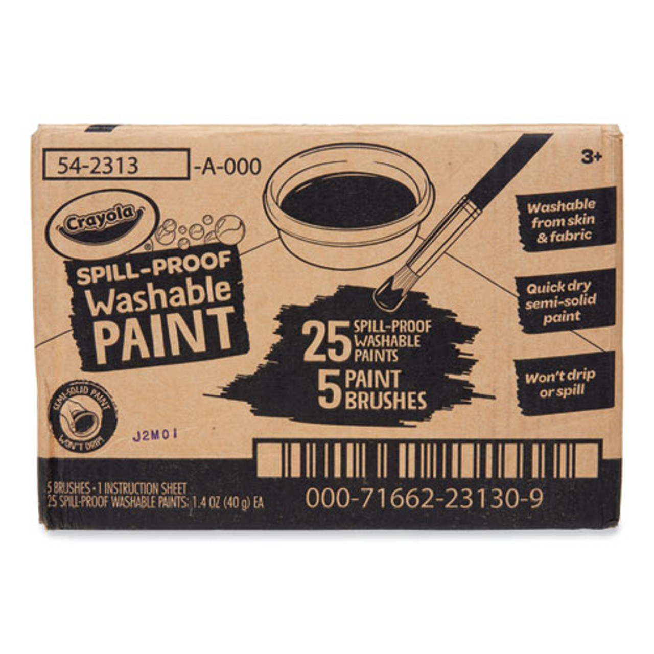 Crayola® Spill Proof Washable Paint Kit
