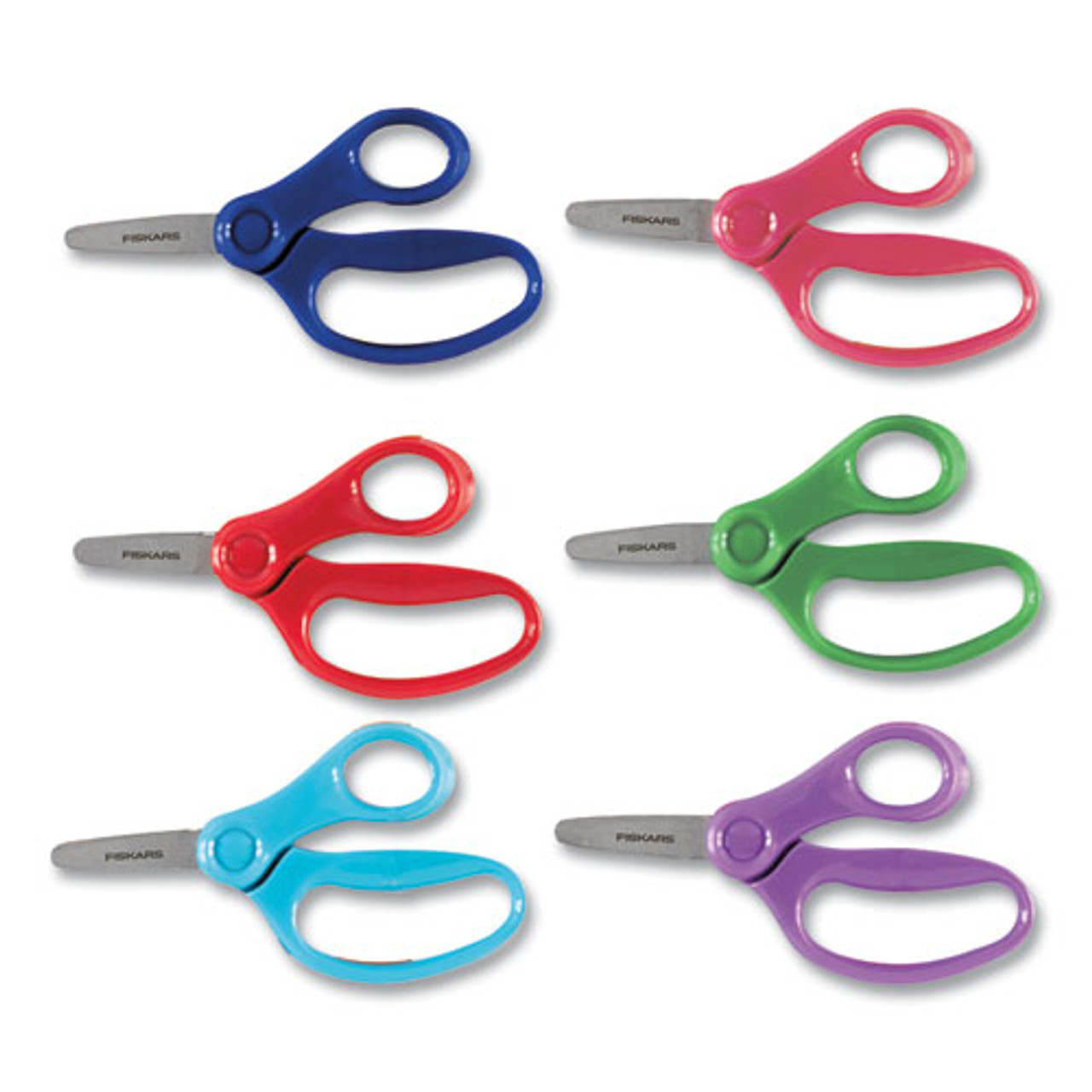 For Kids Scissors, Blunt Tip, 5 Long, 1.75 Cut Length, Randomly Assorted  Straight Handles