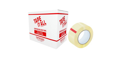 Tape It All, Carton Sealing Tape, 2" X 110 yards, Clear, 2.0 Mil, 36 Rls/Carton  (Tape dispenser not included)