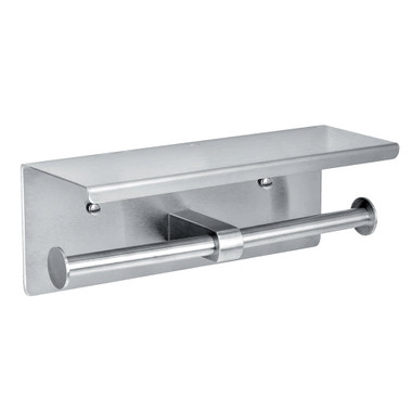 Alpine Industries 487-B Double Roll Toilet Paper Dispenser - Wall Mount, Stainless Steel - Janitorial Supplies -  Mobile Janitorial Supply