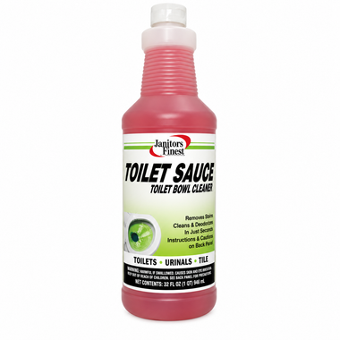 Janitors Finest Toilet Sauce Bowl Cleaner, 32 OZ (40112EA)