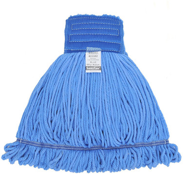 BLUE MICROFIBER LOOP-END WET MOP, 500G/17.6 OZ, EACH (23502)