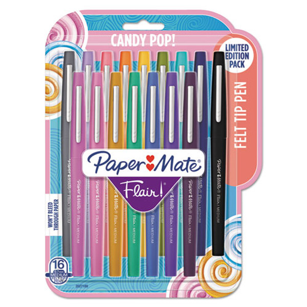 48 New Paper Mate Flair Felt Tip Pens, Medium Point Special Edition Retro  accent