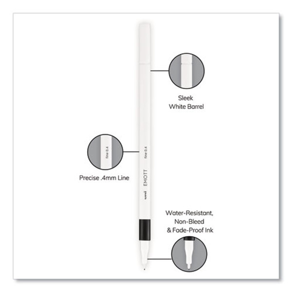 Cricut Joy Porous Point Pens, Stick, Fine 0.4 mm, Assorted Ink, White  Barrel