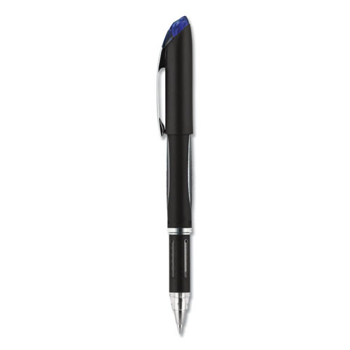 uniball®Jetstream Stick Ballpoint Pen, Bold 1 Mm, Blue Ink, Black