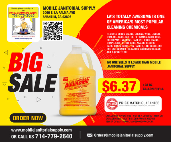 LA'S TOTALLY AWESOME All Purpose Concentrated Cleaner (128 oz)