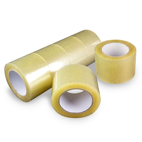 Carton Sealing Tape, 3" X 110 yards, Clear, 1.8 Mil, 24 Rls/Carton - Janitorial Supplies -  Mobile Janitorial Supply