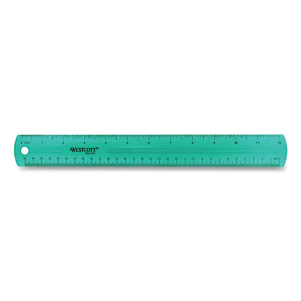 Westcott 12 inch Jewel Colored Ruler, Assorted