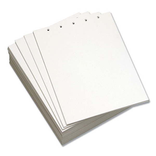 Custom Cut-Sheet Copy Paper, 92 Bright, Micro-Perforated 3.5 From