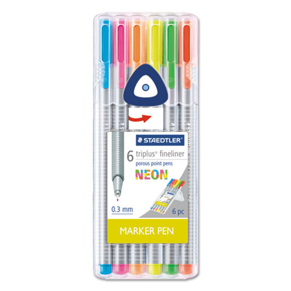 Staedtler Triplus Fineliner Porous Point Pen 0.3 MM Assorted