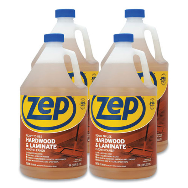 Zep Hardwood and Laminate Cleaner, 1 Gal Bottle - ZPEZUHLF128EA