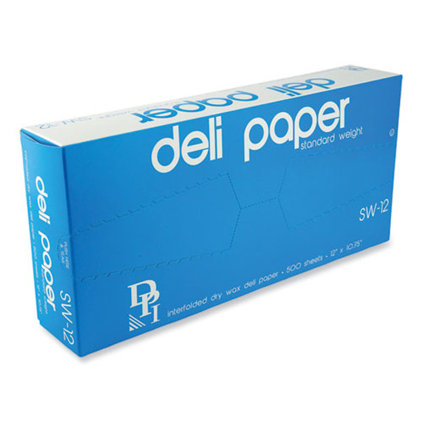 Choice 15 x 10 3/4 Interfolded Deli Wrap Wax Paper - 500/Box