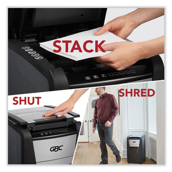 GBC AutoFeed+ Large Office Shredder, 750M, Micro-Cut, 750 Sheets