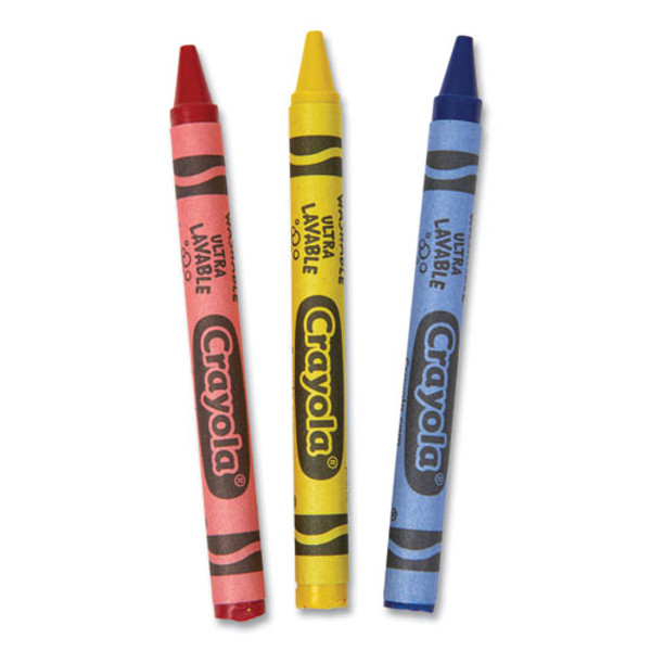 Classic Color Cello Pack Party Favor Crayons, 4 Colors/Pack, 360