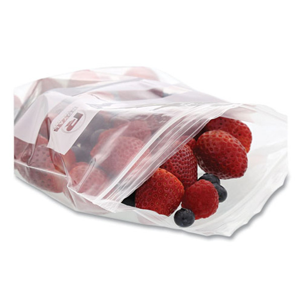 Quart Ziplock Freezer/Storage Bags, 7x8 2 Mil (100/Pack)