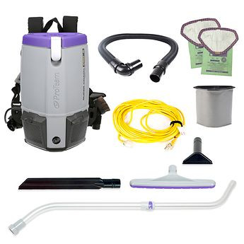 Super Coach Pro 6, 6 qt. Backpack Vacuum w/ Xover Multi-Surface Telescoping Wand Tool Kit (107310)