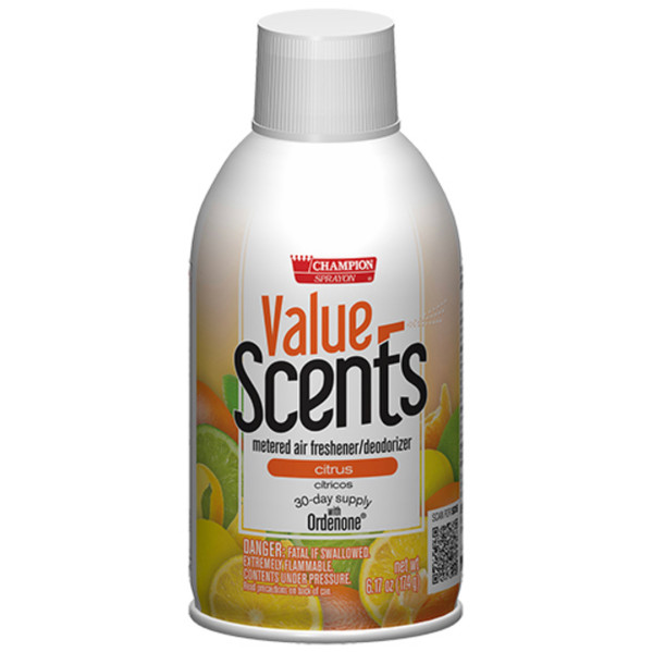 CHASE PRODUCTS VALUE SCENTS, METERED SPRAY, CITRUS, 6.17 OZ, 12/CT (4385375)