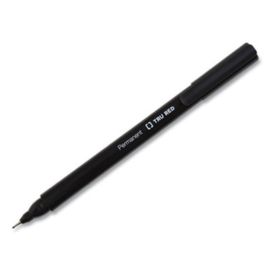 Ultra Fine Tip Permanent Marker, Extra-Fine Needle Tip, Black, Dozen