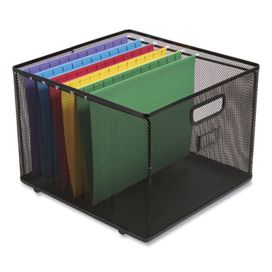 Tru Red Wire Mesh File Organizer | Letter Size | 13.98 Long | Black