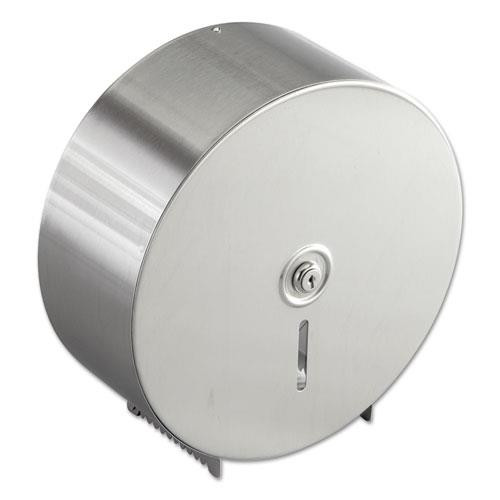 Jumbo Toilet Tissue Dispenser, Stainless Steel