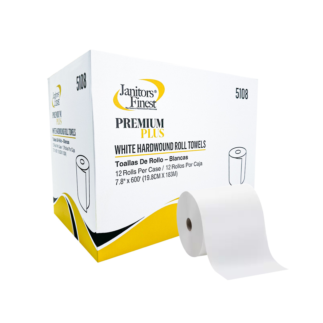 Premium Roll Towel, 1-Ply, 12 Rolls/Carton