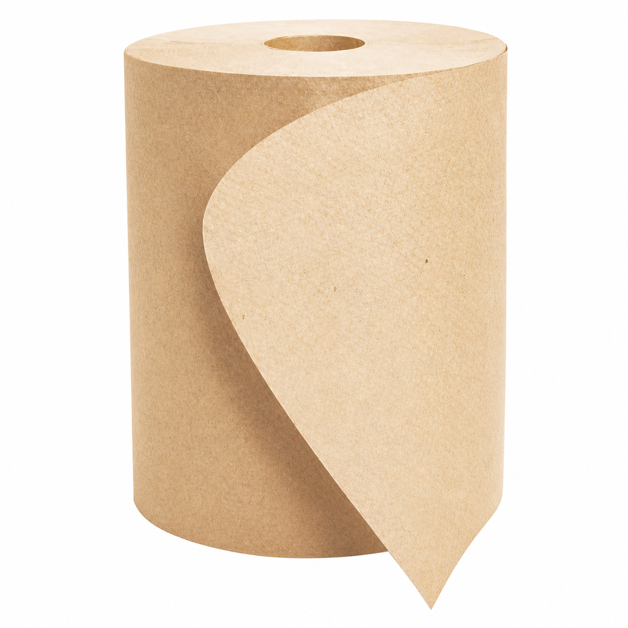 Janitors Finest, Hardwound Paper Roll Towels, 8" x 600`, Natural , 12 Rolls/case (5105)