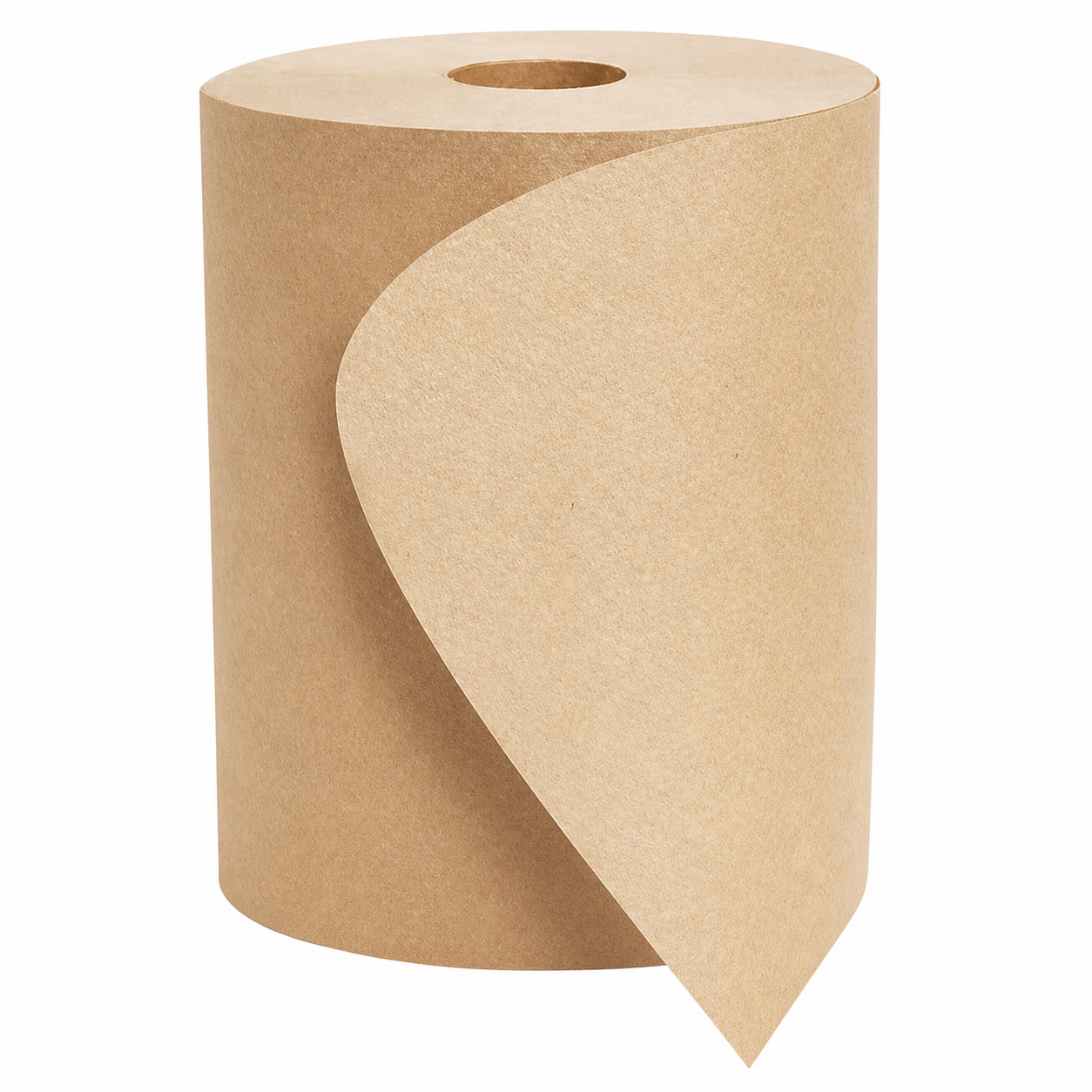 HARDWOUND PAPER ROLL TOWELS, 8" X 800`, NATURAL , 6 ROLLS/CASE (5106)