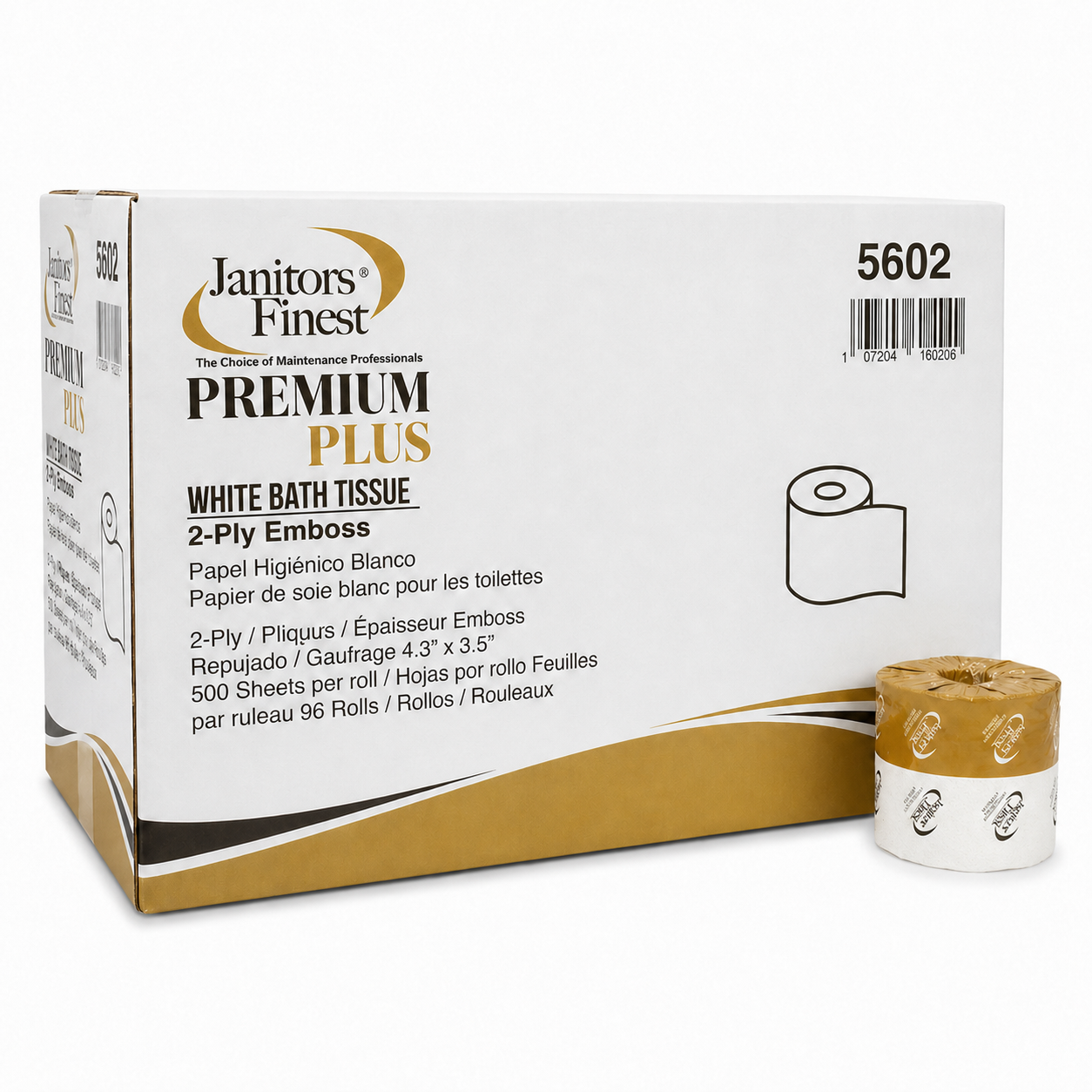 2-Ply Toilet Tissue, 96 Rolls/Case