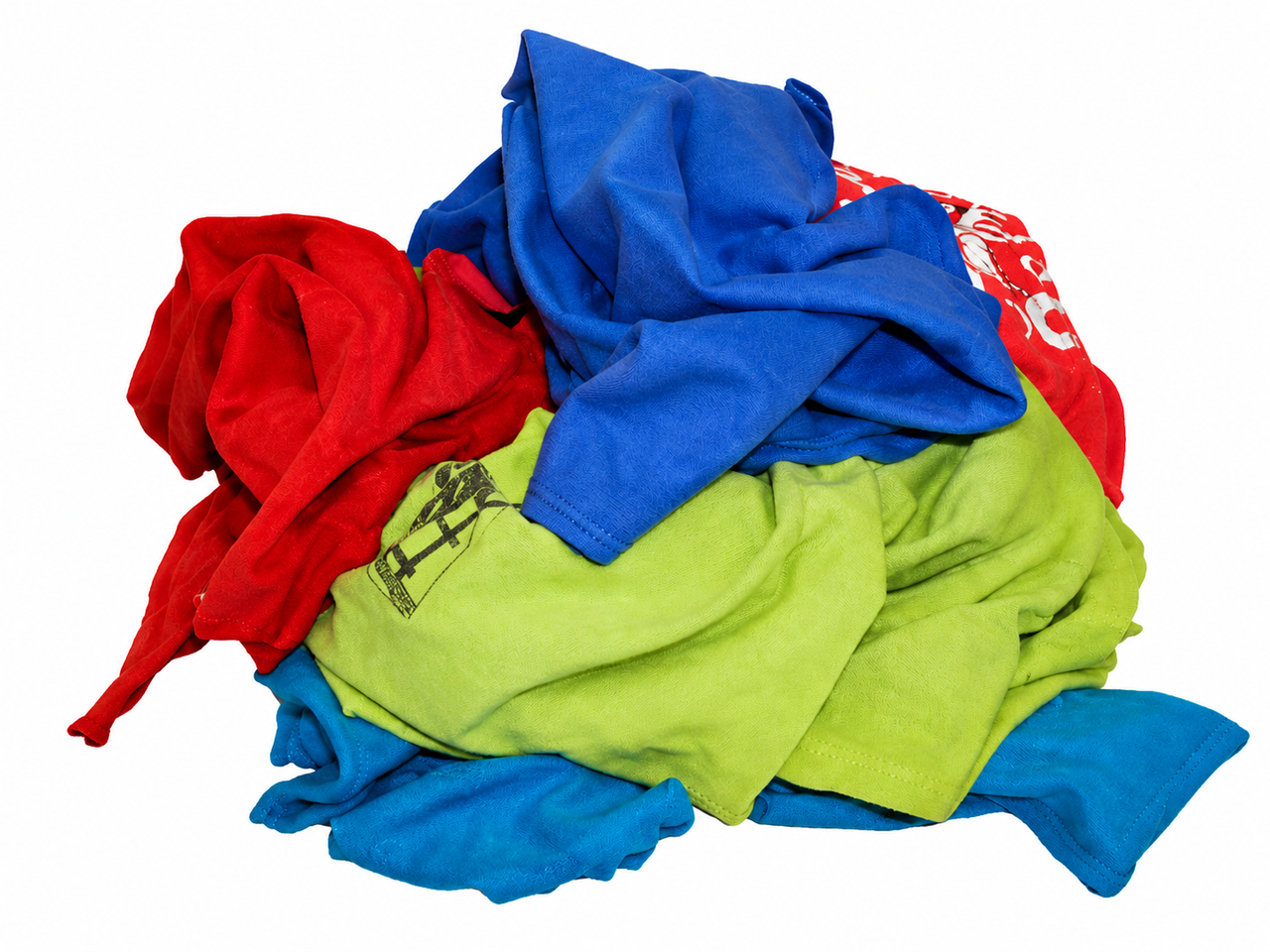 Colored Knit Rags, 50 LB