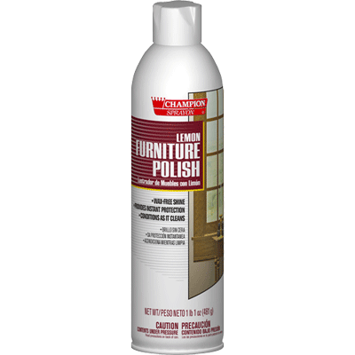 CHASE PRODUCTS, CHAMPION SPRAYON FURNITURE POLISH, LEMON, 17OZ, AEROSOL (4385136EA)