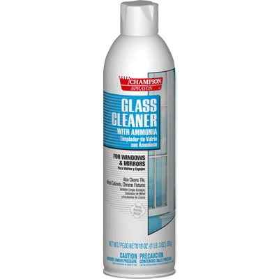 Chase Products, Champion Sprayon Glass Cleaner with Ammonia, 19oz Aerosol (4385151EA)