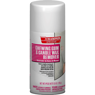 Chase Products, Champion Sprayon® Chewing Gum and Candle Wax Remover, 5.5 oz Aerosol (4385165EA)