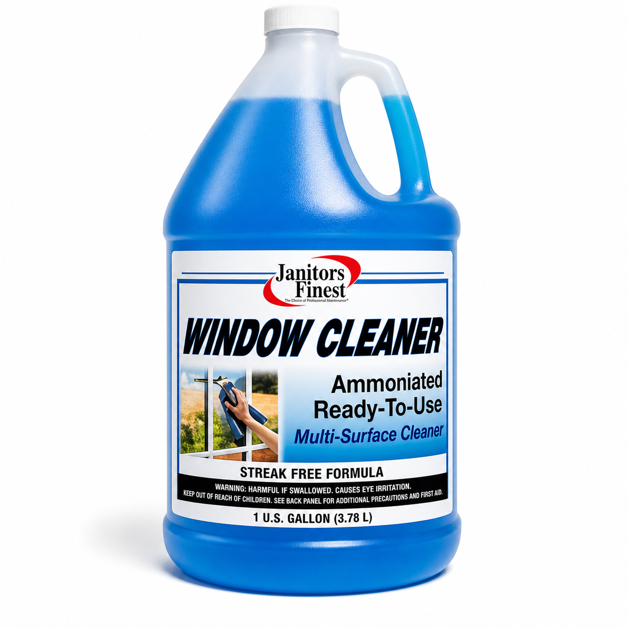 Janitors Finest®, RTU Ammoniated Glass Cleaner, Gallon (3187EA)