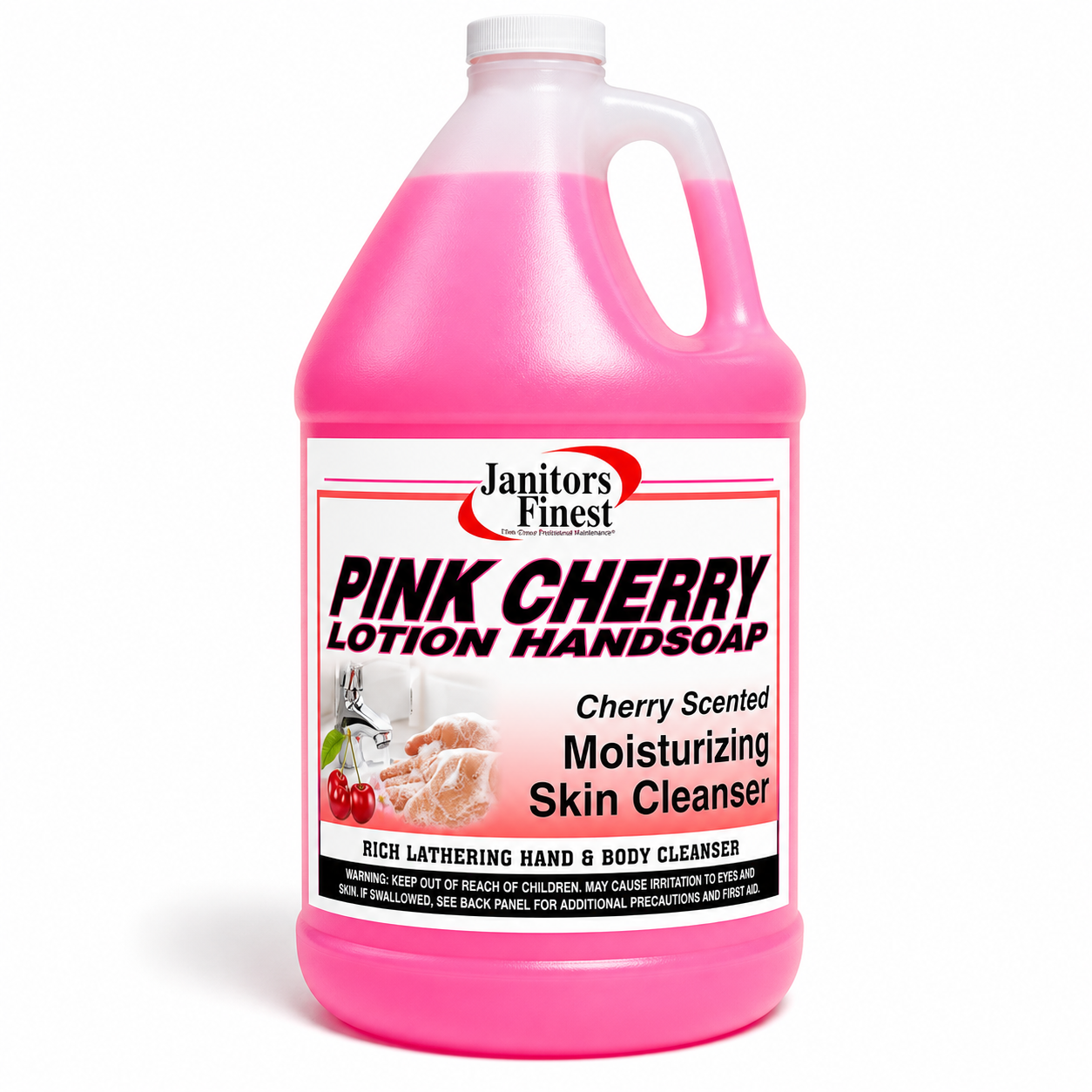 Janitors Finest®, Pink Cherry Hand Soap - Gallon (25630EA)