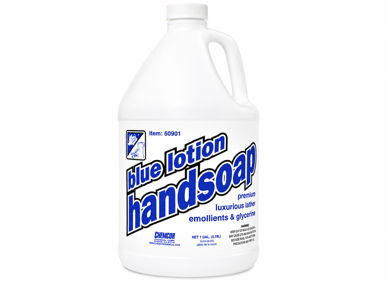 Chemcor Blue Hand Lotion Soap - Gallon (50901EA)