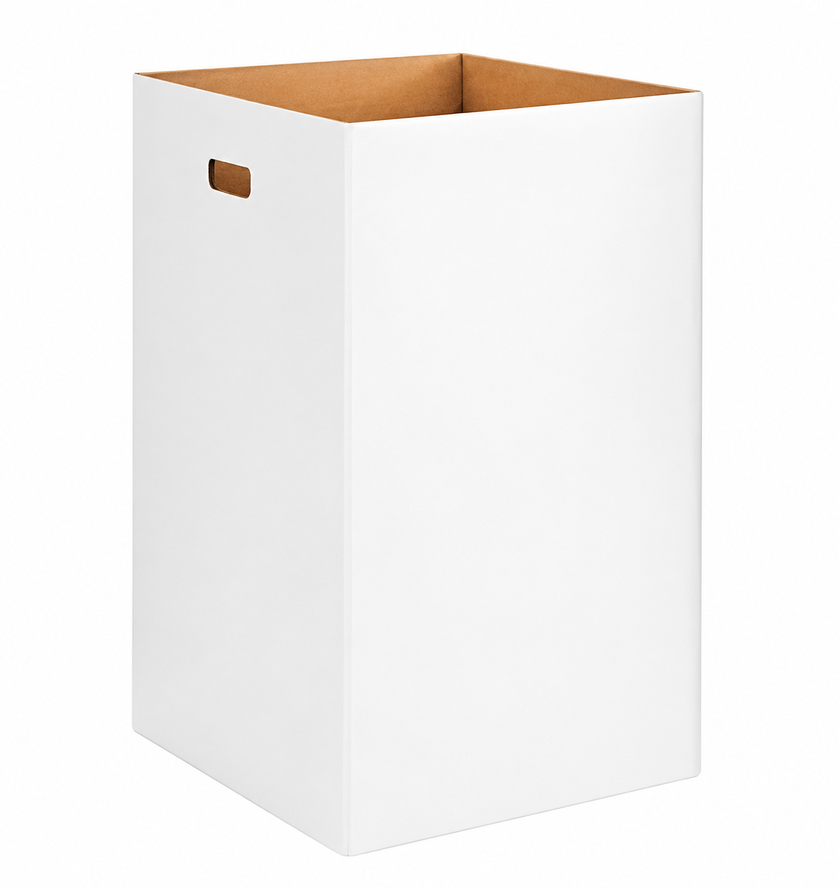 Temporary or Special Event Trash Can White 18 x 18 x 28 , 10/Bundle