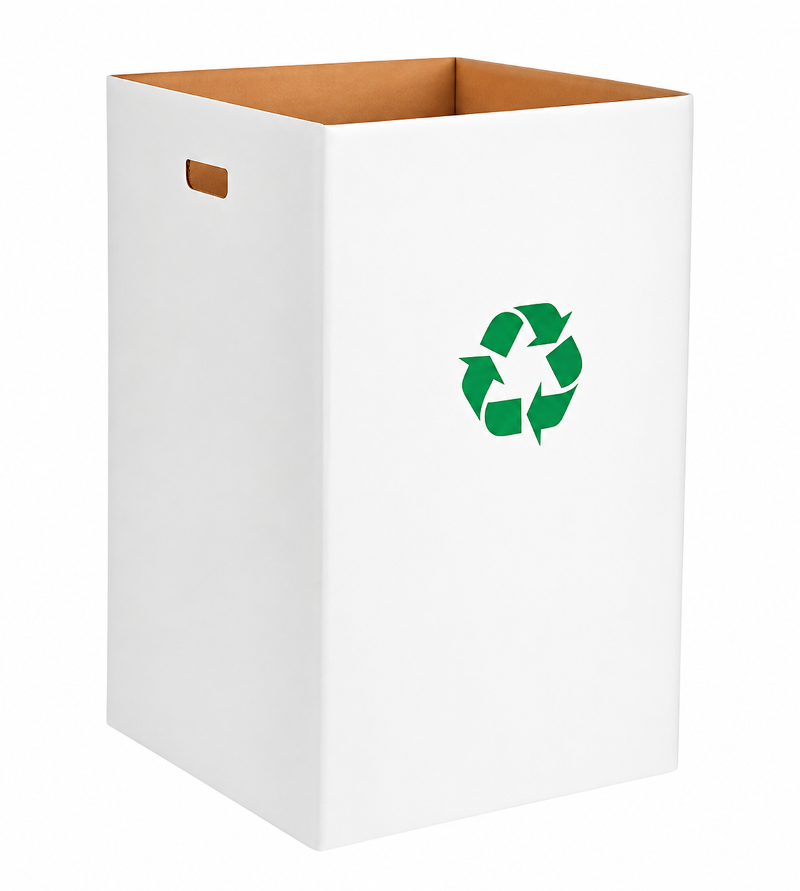 Temporary / Special Event Trash Can W/ Recycled Logo Print 18 x 18 x 28 , 10/Bundle