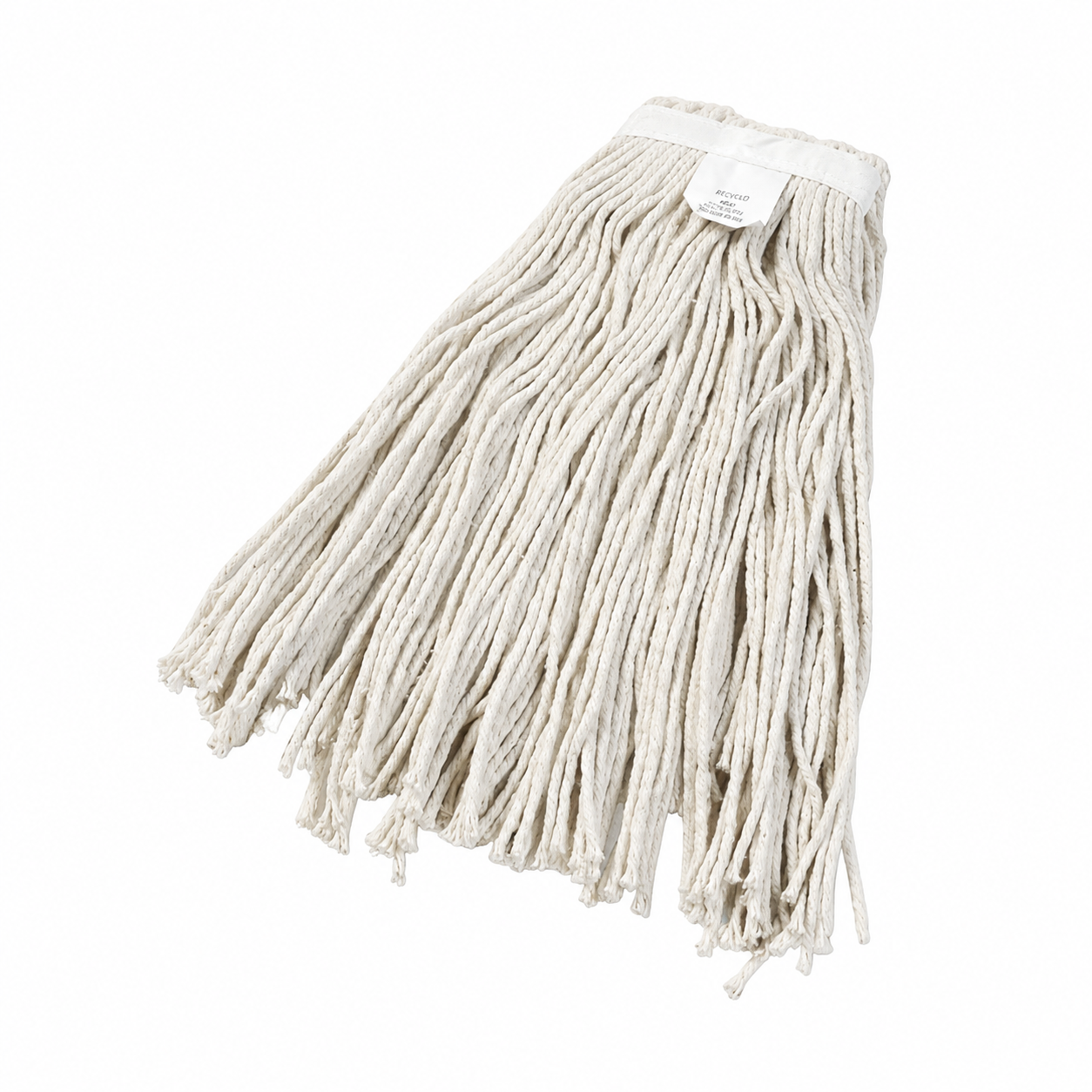 Cut-End Wet Mop Head, Cotton, No. 32, White